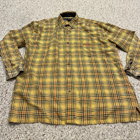 Phat Farm Men's Flannel Long Sleeve Button Down Shirt Sz XL Western Fall Cotton - Picture 1 of 7
